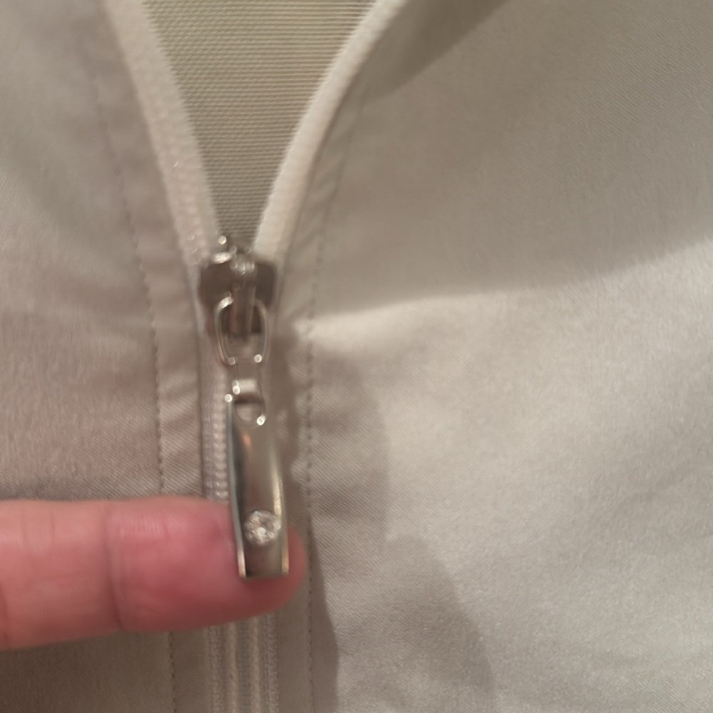 Anatomie Cream Bomber Lightweight Zip-Up & matching pants. (Listed separately) - Picture 3 of 9